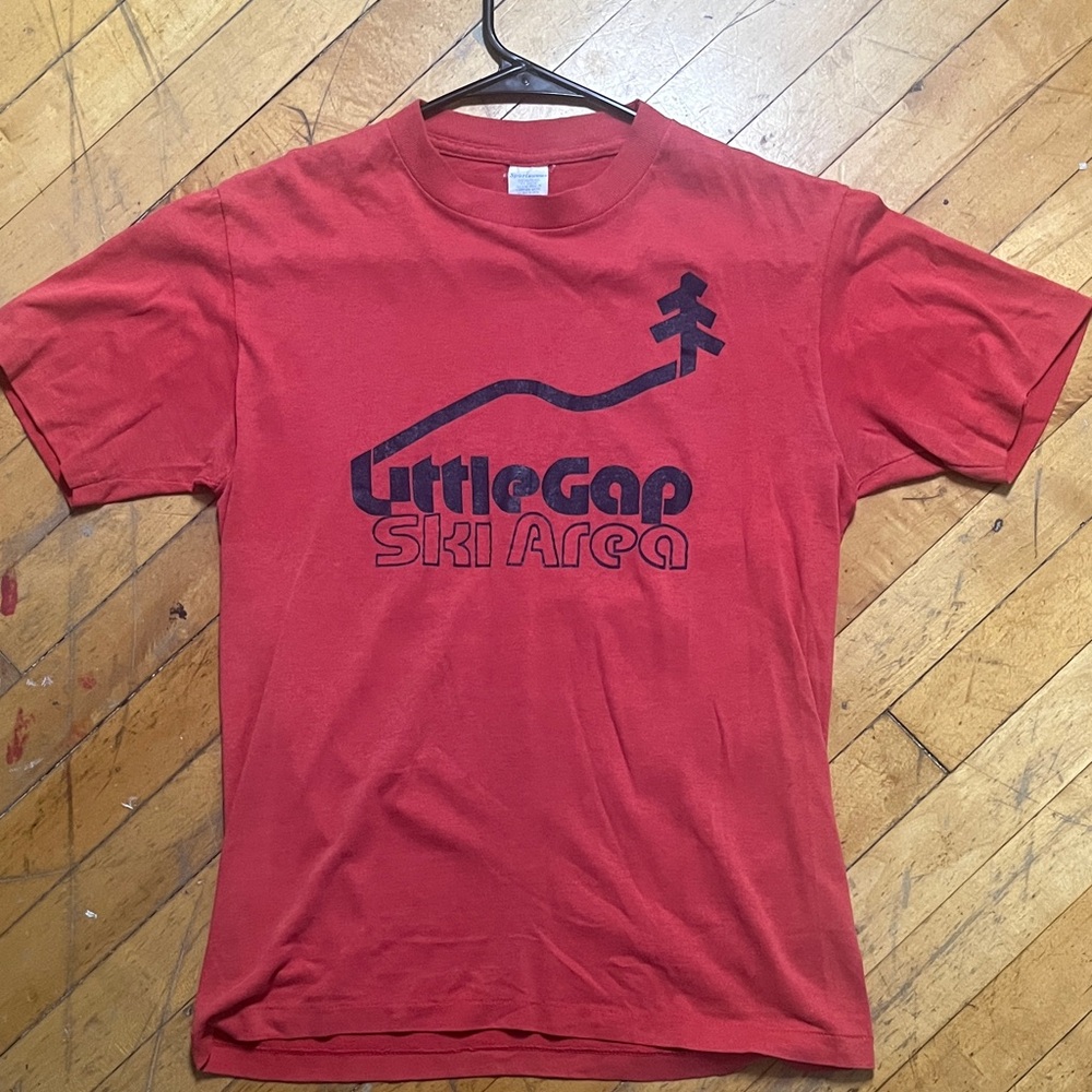 VTG 80’s single stitch little Gap ski tee sz small